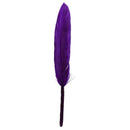 Approx. 50pcs 4-6 Inches Dyed Goose Feather for Decoration Craft---Purple Y2Y6