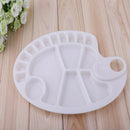 1pc 17 Grid fish shape Watercolor Plastic Painting Tray Paint Mixing Palette 3C