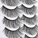 Waterproof Magnetic Eyeliner + 5 Pairs Eyelashes and Tweezer Long Lashes KIT ~