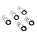 5 Pieces Durable Fishing Rod Guide Eye Rings Rod Building DIY Tip Repair Kit