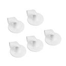 Pack Of 5 Rubber Dual Purpose Golf Driving Range Tees Home Range Tee White