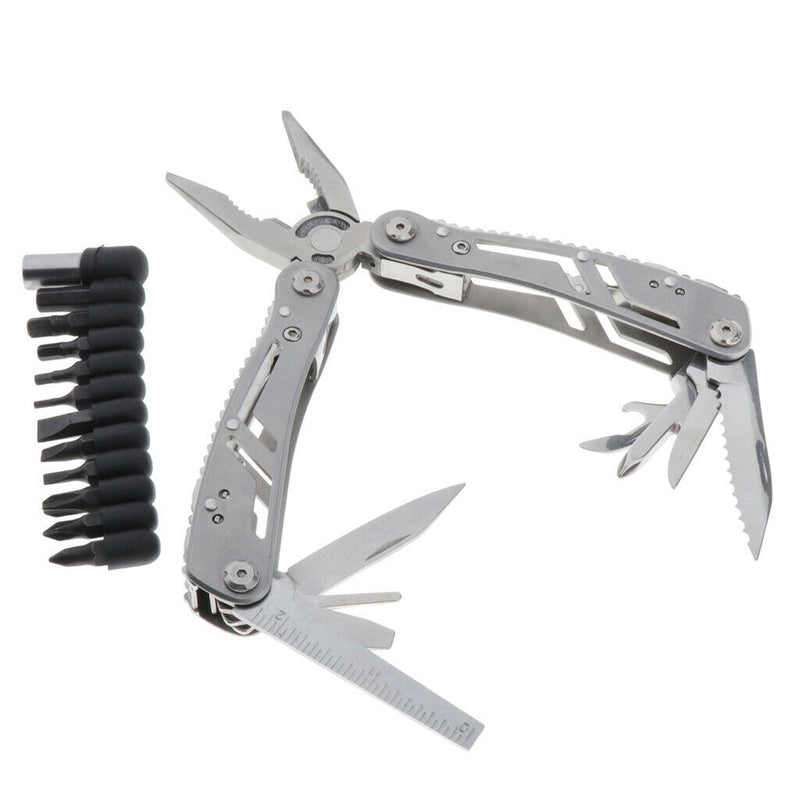 Multifunction Foldable Camping Emergency Tools Pliers  Screwdriver