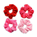 24pcs Velvet Rubber Band Scrunchies Women Hair Rope Girls Ponytail Holder