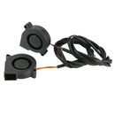 2Pcs Black Brushless DC Cooling Blower Fan 5015 5V 50x50x15mm