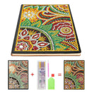 DIY Mandala Special Shaped Diamond Painting 50 Pages Sketchbook A5 Notebook