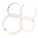 1 Pack Drum Muffler Dampening Rings Tone Control Ring 12'' 13'' 14'' 16''