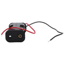 2Pcs Double Side Opening Frame 2 x 1.5V AA Battery Case Holder Black Q2T9