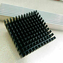 Aluminium Heat Diffusion Heatsink Cooling Fin Black M0X4 x 40mm 1Pc 40mm x J6A1