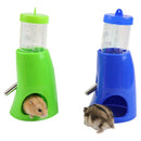 Hamster Mice Water Bottle Nipple Holder Dispenser with base hut for rodent