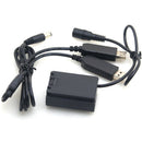 Np-Fz100 Dummy Battery Dc Coupler Dual Usb Adapter For Sony A7Iii A9 A7Riii