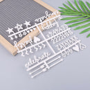 4Pcs/Set Characters For Felt Letter Board Numbers For Changeable Letter Board