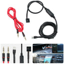 For BMW E46 Car Audio Female AUX IN Input Cable + 3.5mm Male Cable 1998-2006 ZKY