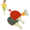 Table Tennis Racket 2 Racket 3 Ball Table Tennis Racket Rubber Racket Set T4R8