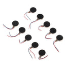 10x Coin Flat Vibrating Micro Motor DC 3V Fit For Pager and Cell Phone Mobile M!