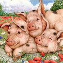 5D DIY Full Drill Diamond Painting Pink Pig Cross Stitch Embroidery Craft