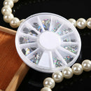 Nail Art Decoration Phone Paste Drill Round Diamond Rhinestones Well