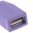 1PC USB Female To PS2 PS/2 Male Adapter Converter keyboard Mouse M-OZ