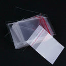 100pcs Clear OPP Bags Self Adhesive Seal Plastic Sequins Jewelry Container A
