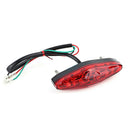 Red 15 LED Motorcycle ATV Bike Brake Stop Tail Light Rear Lamp DC 12V Universal