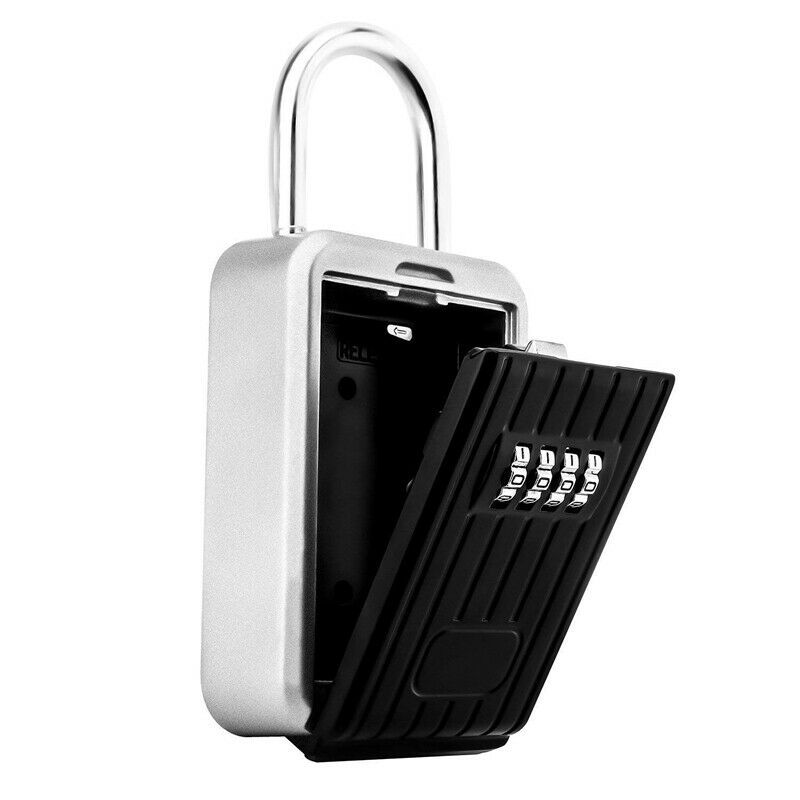 Portable Key Lock Box Secure Key Holder Durable Aluminium Alloy Material wi D9G3