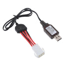 9.6V Batteries Charger Cable EL-6P Female Plug For RC Toys Drone Black