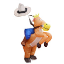 Inflatable Horse Rider Costume Outfit Kids Fancy Dress 35cm