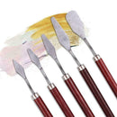 5pcs/Set Stainless Steel Artist Oil Painting Palette Paint Supplies Spatula R8B1