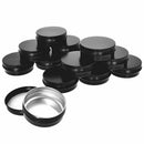 Aluminum Tin Cans - 24 Pack 2Oz / 60G Round Metal Container Screw Top Cans  Q7Y6