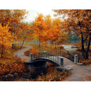 5D DIY Full Drill Diamond Painting Bridge Cross Stitch Embroidery Mosaic A