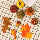 Simulation Pumpkin Maple Leaves Halloween Home Decoration Accessories Y9U1