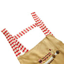 Classical Embroidery Apron Plaid Women Bowknot Kitchen Chef Apron Dress Wit