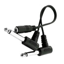3.5mm 1/8inch Stereo Female to 2x 6.35mm Mono Male Y Splitter Cable 20cm