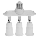 E27 Screw 3+1 E27 Universal Conversion Socket Head for Home Studio Bulbs