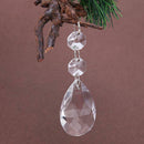 5pcs Clear Crystal Acrylic Beads Pendant Top Chandelier Wedding Decor