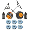 Fuel Cap + Oil Cap + Sprocket Cover Bar Nut For Stihl 020 020T 021 023 024