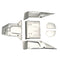 1/12 4WD High Speed RC Truck Car Body Shell Accessory for FY03 JJRC Q39 Gray
