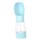 Portable Pets Dog Puppy Water Bottle Drinking Feeder Outdoor Walking Travel Blue