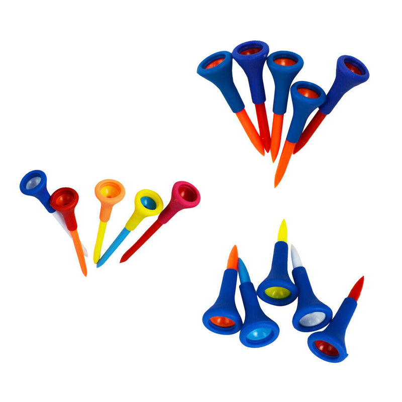 High Quality Soft Rubber Cushion Top Golf Tees Random Short Training Golf
