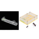 2 Pcs Rectangle Ant Feeder Farm Water Erea For Insect Ant Nests Transparent