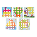 Mosaic Pegboard Set Early Learning Educational Toys Kids Birthday Party Gift