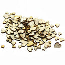 50 Pcs DIY 4 Sizes Wooden Love Heart Buttons Scrapbooking Craft Ho Creative N4P5