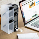 4 Pcs Desk Organizer, Pen Organizer Storage for Office, School Supplies, Tr X5M4