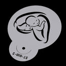 3pc Mom Love Baby Cookie Cake Stencil  Cupcake Stencil for Decorating To JR