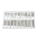 180 Pieces Assorted Spring Bars Watch Band Stainless Steel Cotter Link Pins 8mm
