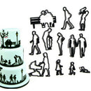 Cookie Cutter Family Life Fondant Biscuit Mold Cutter Sugarcraft Cake Hn
