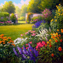 Garden 5D DIY Full Round Drill Diamond Painting Decor Needlework (C1286) A