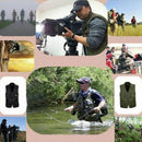 Men's Fishing Vest with Multi-Pocket Zip for Photography / Hunting / Travel