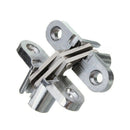 2PCS Hidden Hinge Stainless Steel Invisible Hinges Concealed Barrel Wooden  V5Q8