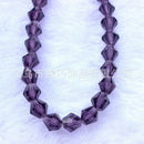 DIY 4mm 1000Pcs Faceted bicone Crystal Glass Beads for Bracelets with Conta B7O6