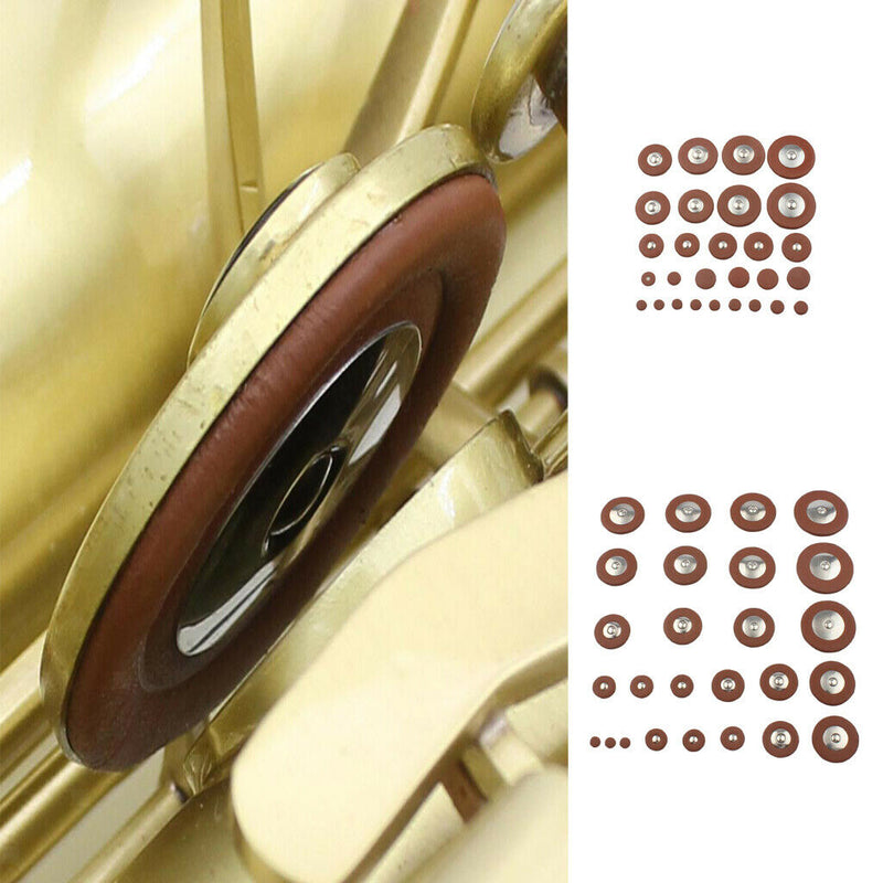 1 Set/26 Pcs Alto Saxophone Pads Sax Replacements Part DIY
